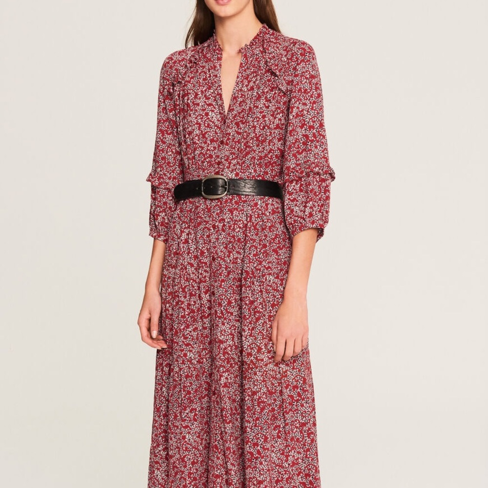 Ba&sh dress / red / Large or size 3 -new with tags